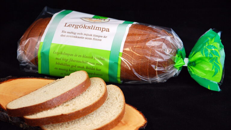 Lergökslimpa skivat